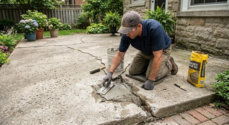 Chipped Concrete Repair in Miami Dade County, FL